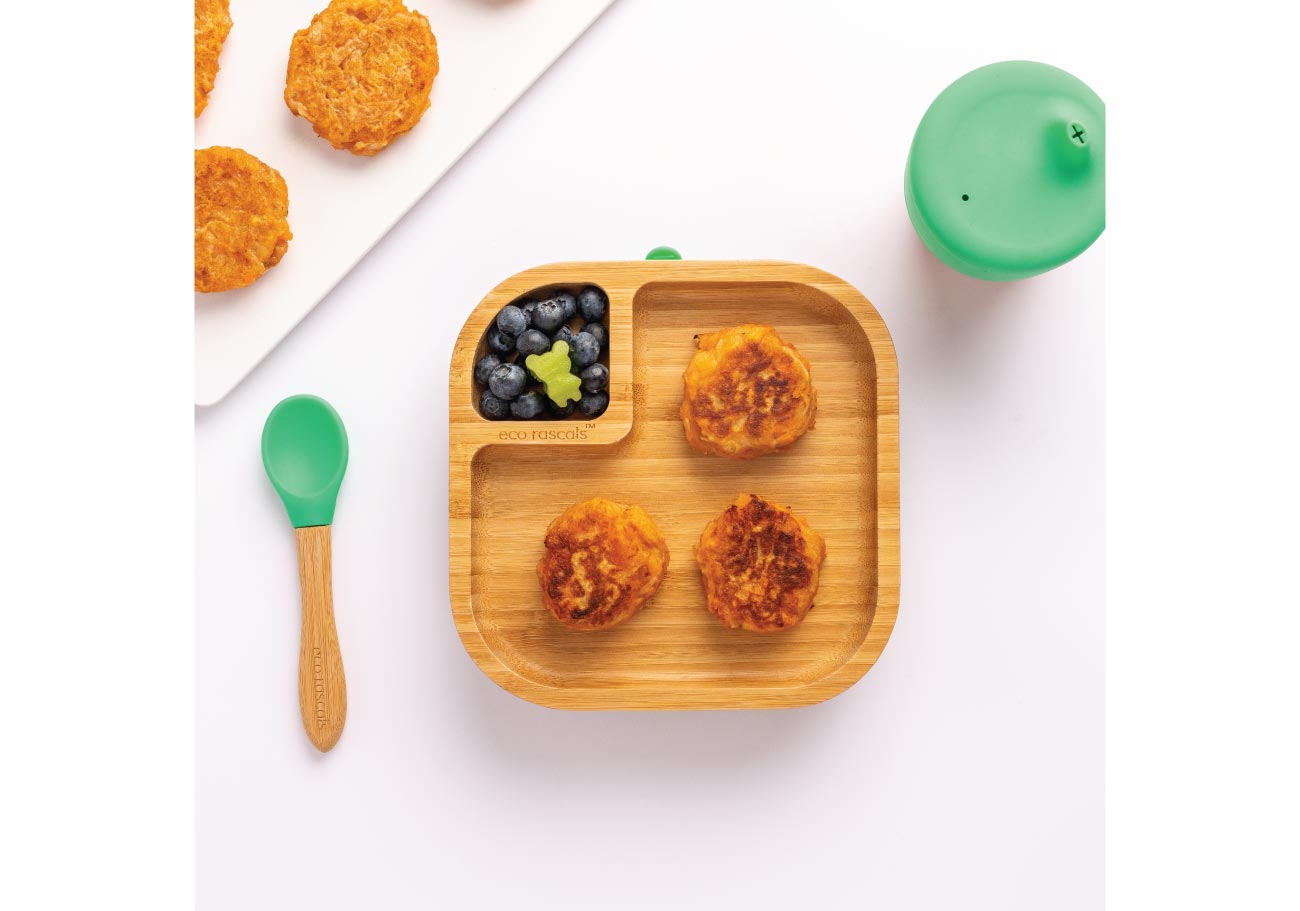 Sweet Potatoand Apple Fritterswith thanks to eco rascals - weaningworld.com