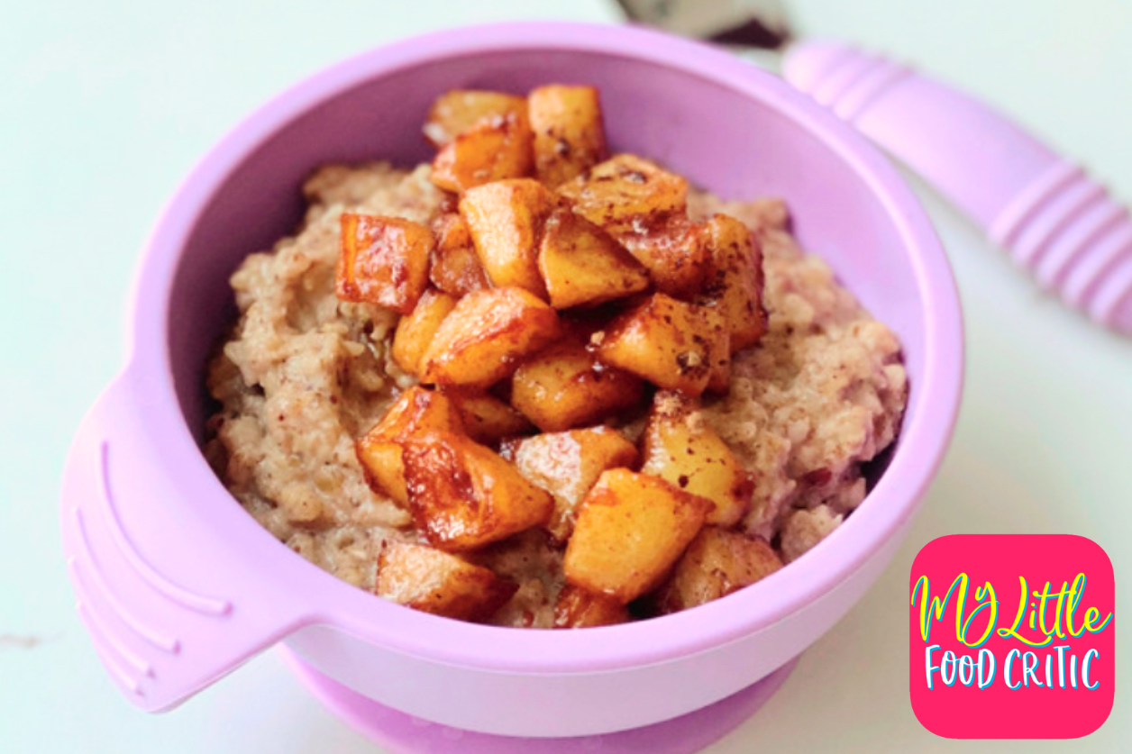 Apple Pie Oats - weaningworld.com